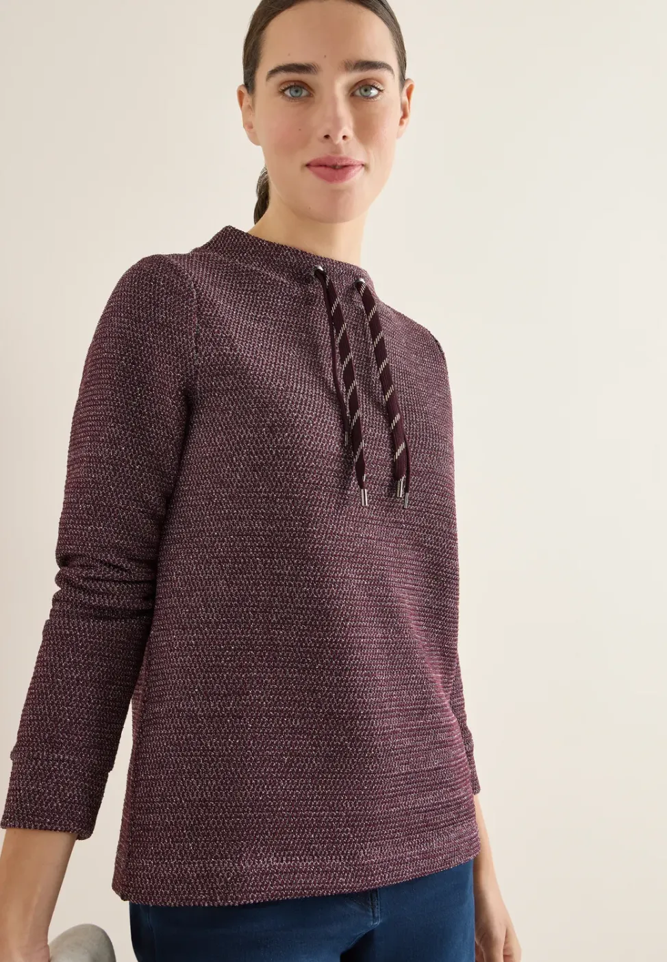 Sweater met structuur