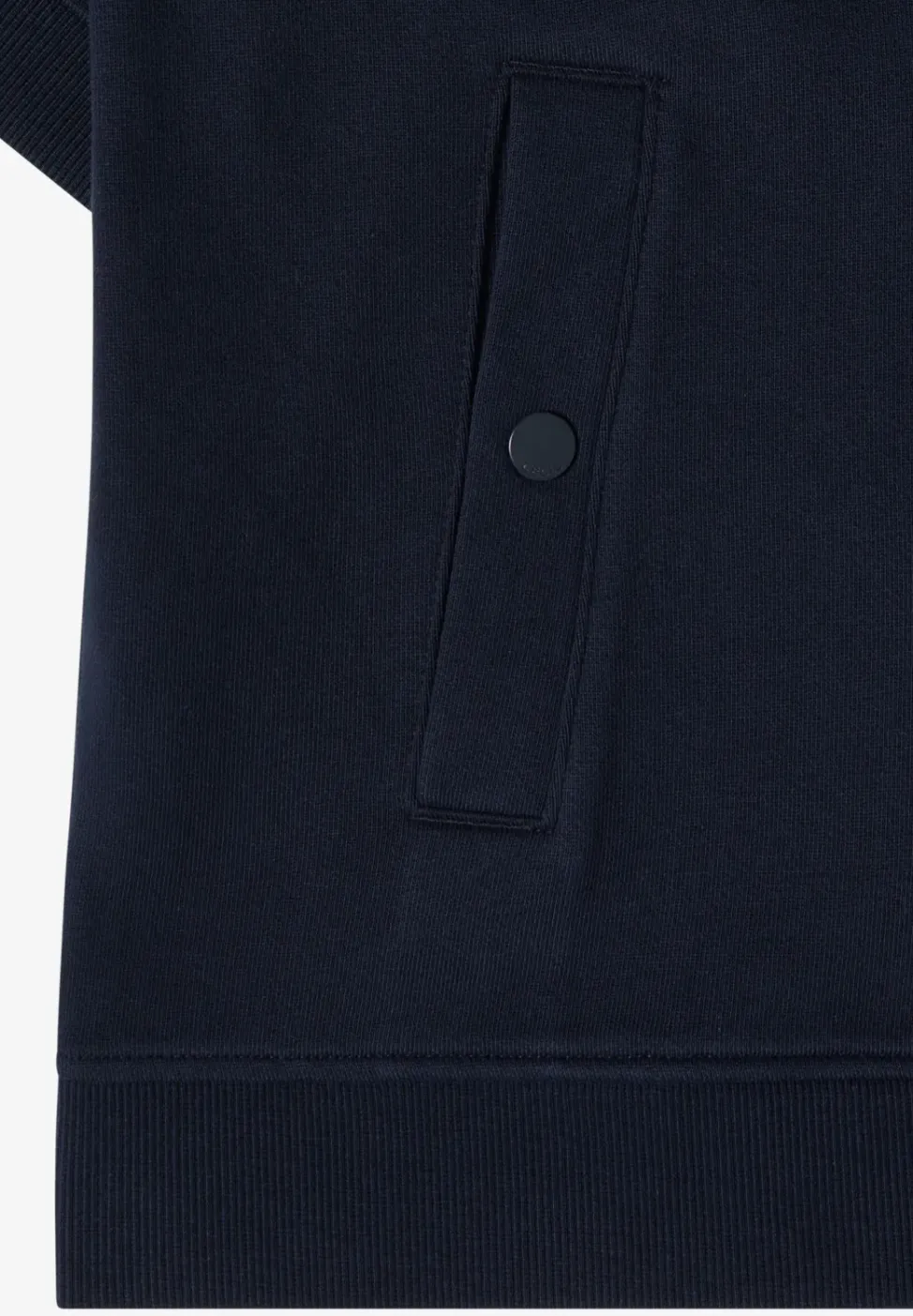 Sweaterjack met korte mouwen en capuchon