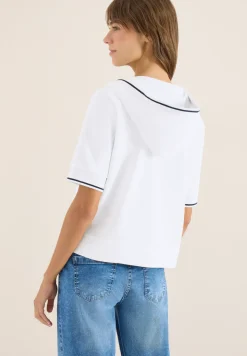 Sweaterjack met korte mouwen en capuchon