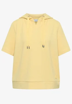 Sweater met korte mouwen en capuchon