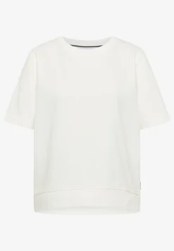 Sweater met korte mouwen en ronde hals
