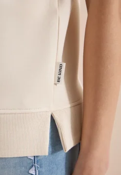 Sweater met korte mouwen en tekst