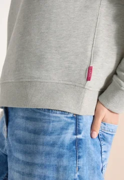 Sweater met lange mouwen en borduursel