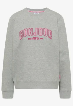 Sweater met lange mouwen en borduursel