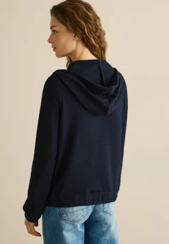 Sweatjack met textuur