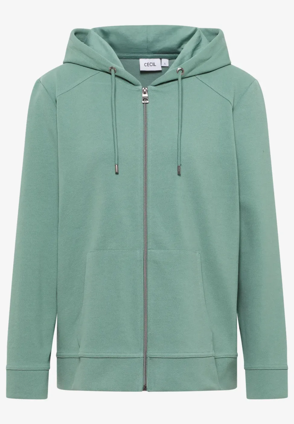 Sweatjack met textuur