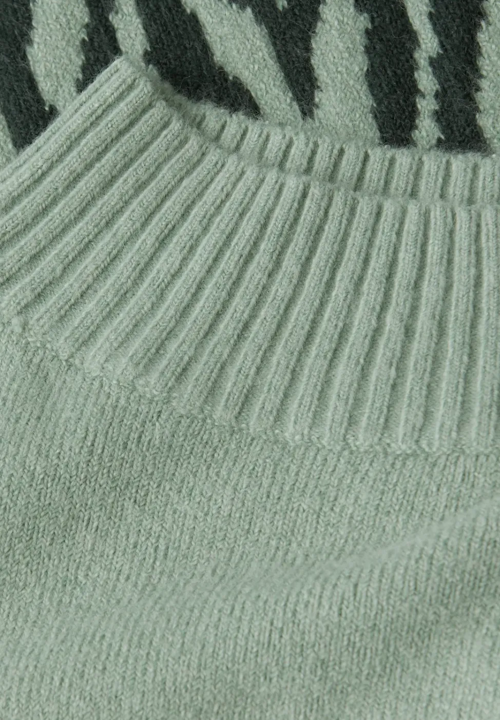 Sweat met jacquard in kleurblok