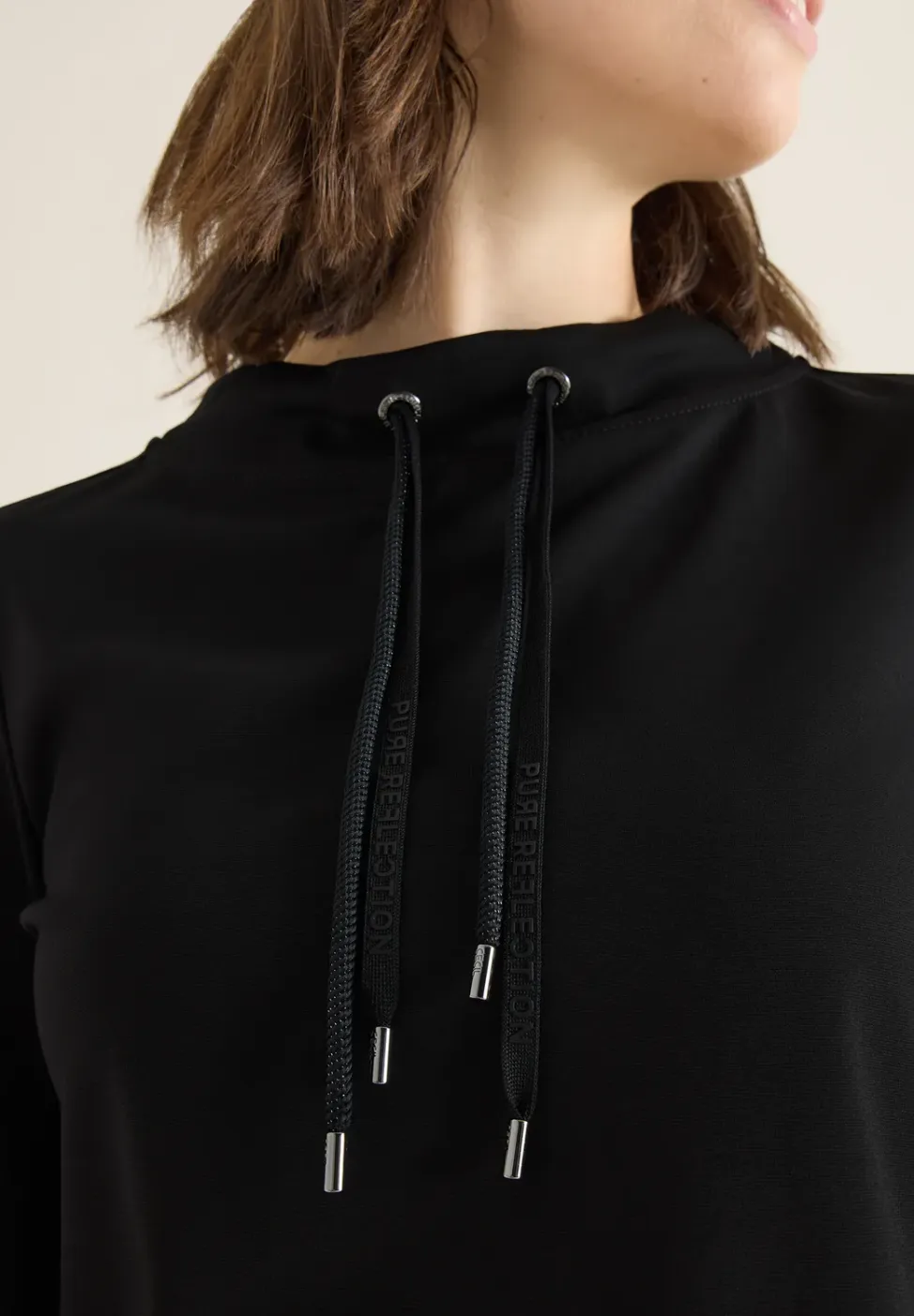Sweatshirt met glittertape