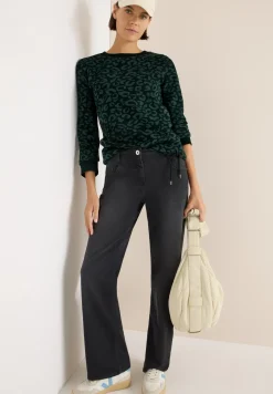 Sweatshirt met leopatroon