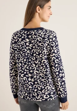 Sweatshirt met leopatroon