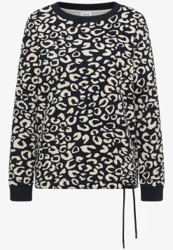Sweatshirt met leopatroon