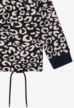 Sweatshirt met leopatroon