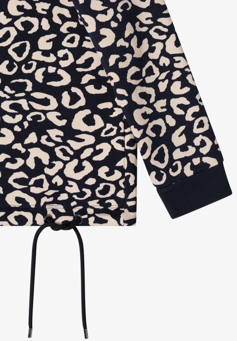 Sweatshirt met leopatroon