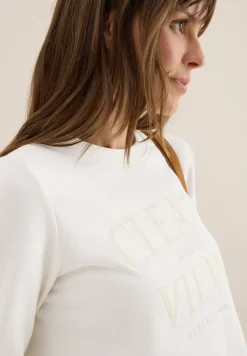 Sweatshirt met tekst