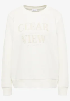 Sweatshirt met tekst