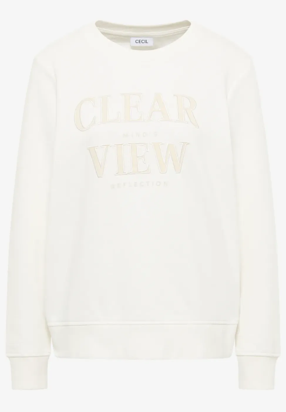 Sweatshirt met tekst