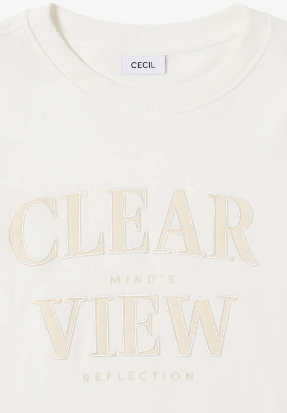 Sweatshirt met tekst