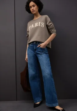 Sweatshirt met tekst