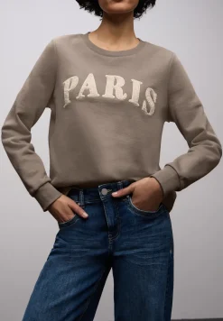Sweatshirt met tekst