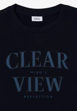 Sweatshirt met tekst