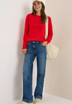 Sweatshirt met tekst