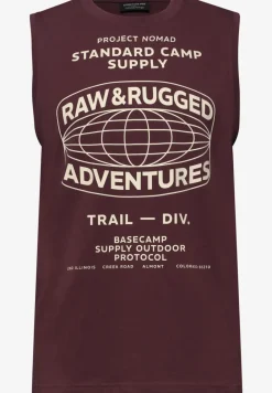 Tanktop met ronde hals en fotoprint