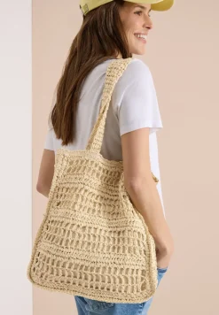 Tas met gehaakte look