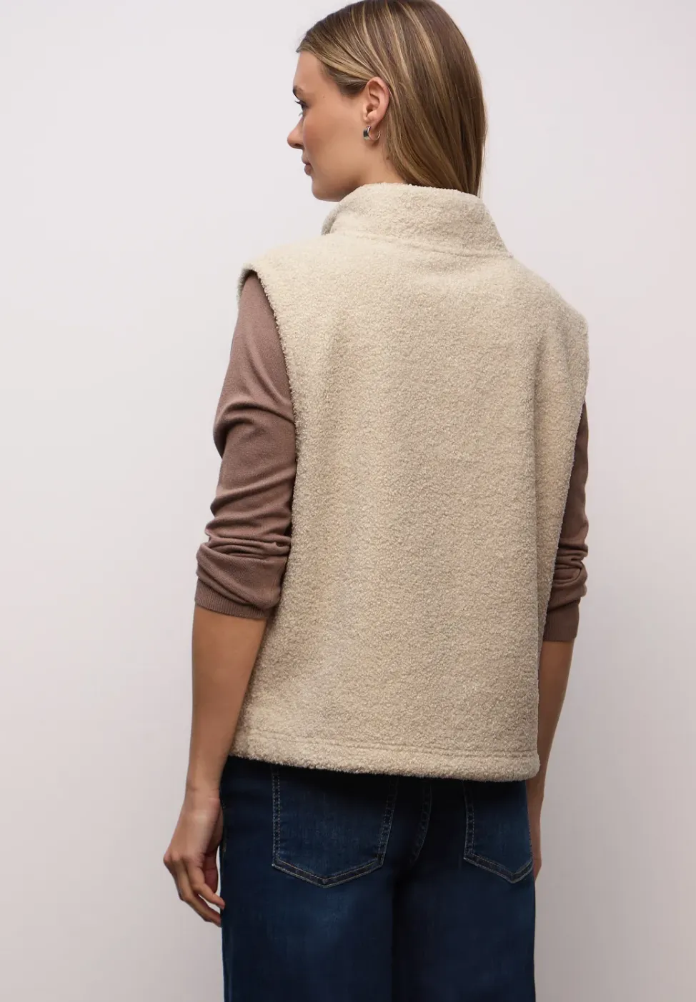 Teddy shirt met rits