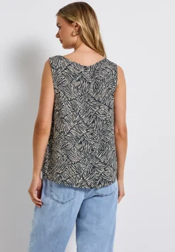 Top met knoopsluiting