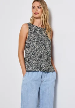 Top met knoopsluiting