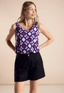 Top met print