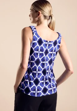 Top met print
