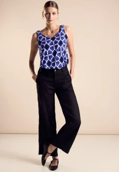 Top met print