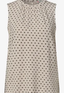 Top met ronde hals en grafische print