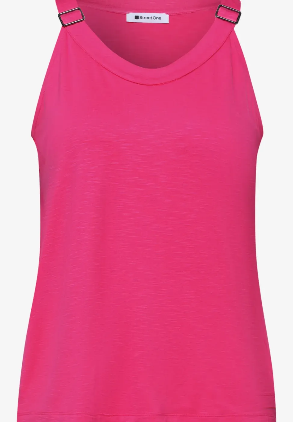 Top met V-hals en decoratief detail