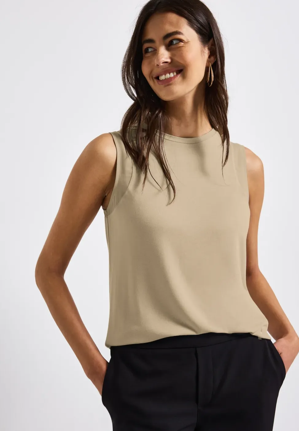 Top met chiffondetails