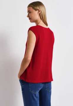 Top met gebreide look