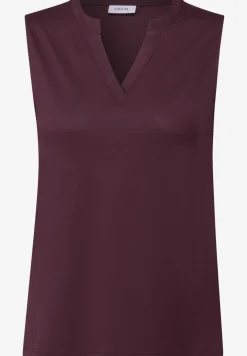 Top met gespleten hals