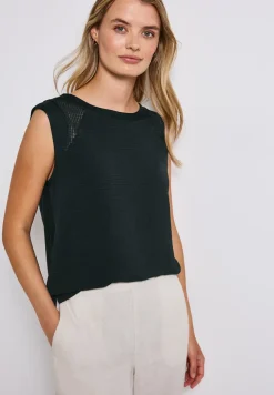 Top met mesh details