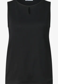 Top met ronde hals en uitgesneden detail