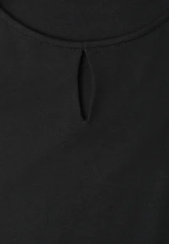 Top met ronde hals en uitgesneden detail