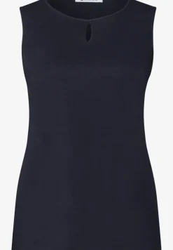 Top met ronde hals en uitgesneden detail