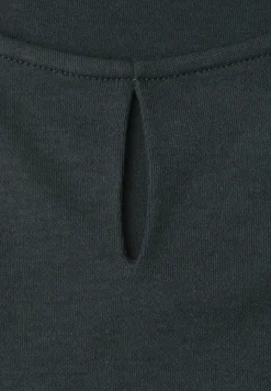 Top met ronde hals en uitgesneden detail