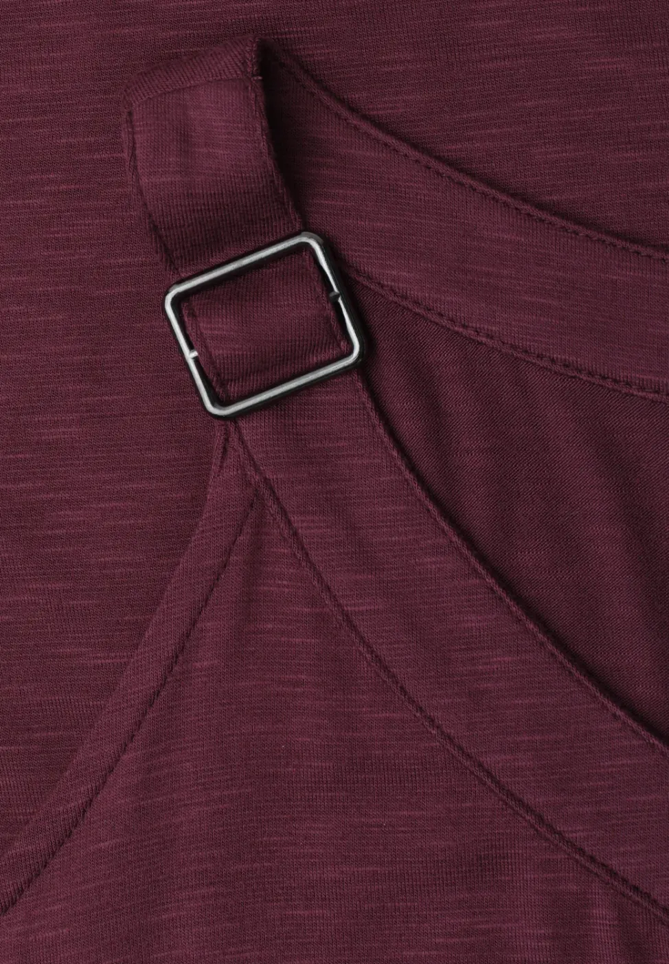 Top met V-hals en decoratief detail