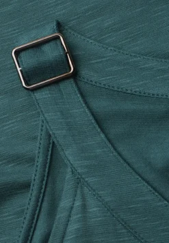 Top met V-hals en decoratief detail