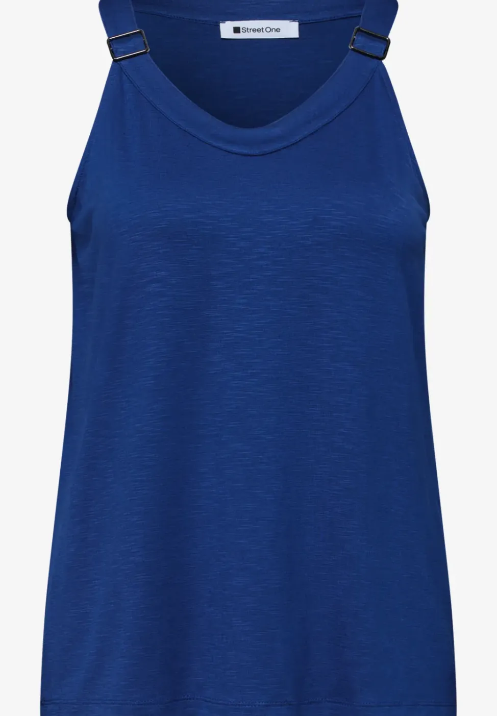 Top met V-hals en decoratief detail