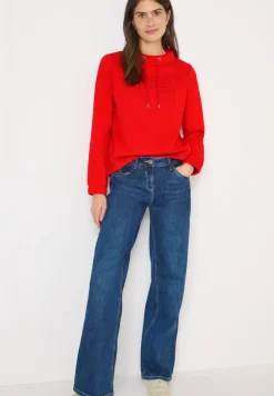 Trechtervormig sweatshirt