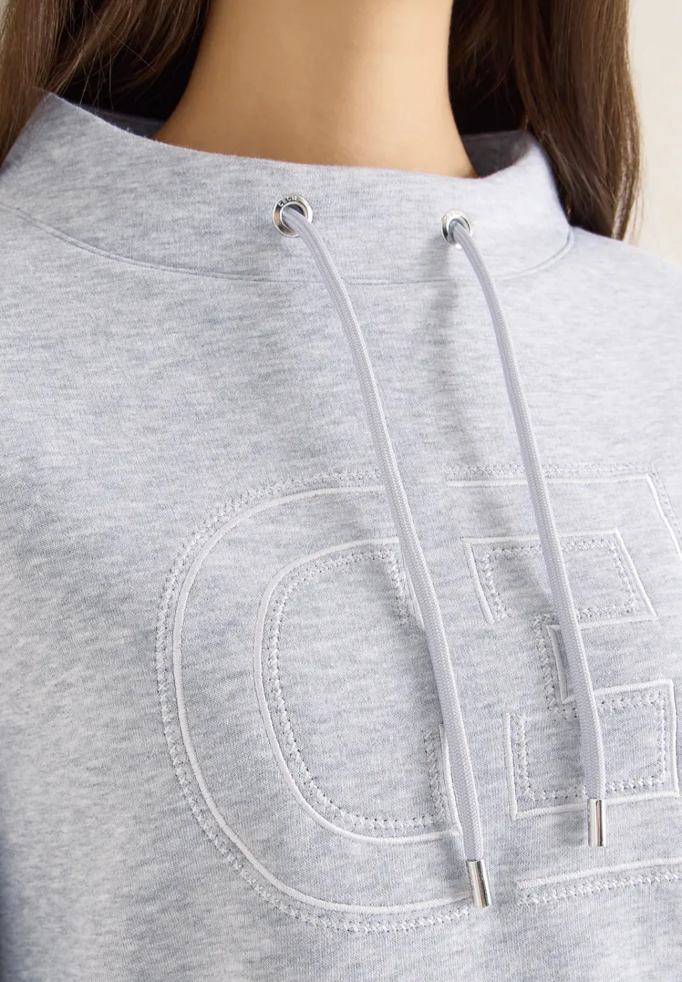 Trechtervormig sweatshirt