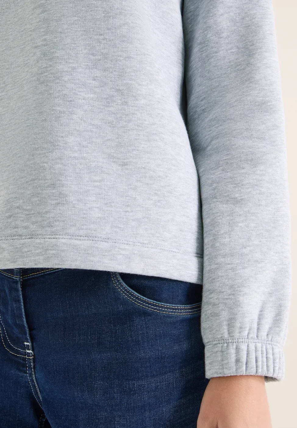 Trechtervormig sweatshirt