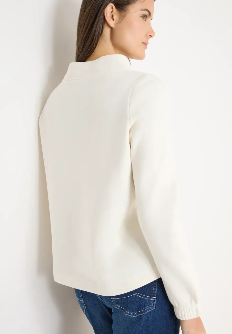 Trechtervormig sweatshirt